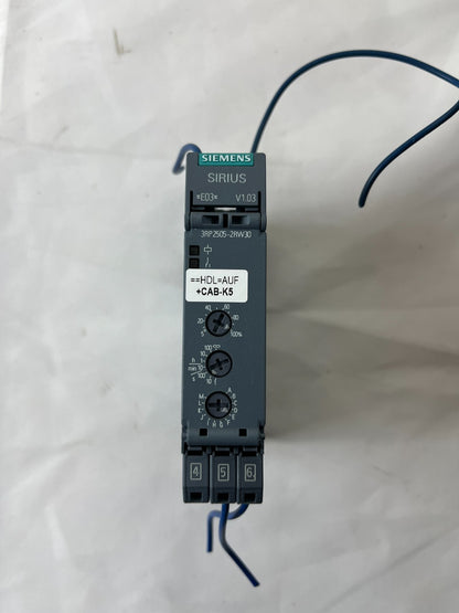 Siemens SIRIUS 3RP2505-2RW30 Multifunction Time Relay 24-240V AC/DC Used Spare