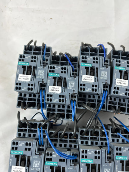 Lot of 10x Siemens Sirius 3RT2025-2FB40 Contactor 24V DC Motor Contactors Used