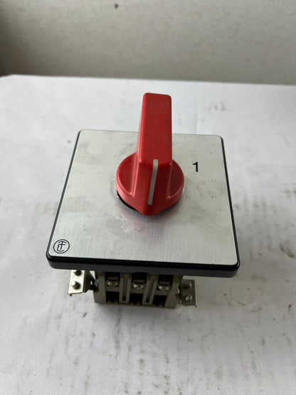 FT EM-HF4-B-RI Rotary Cam Switch Panel Mount Selector Switch Used Spare Part