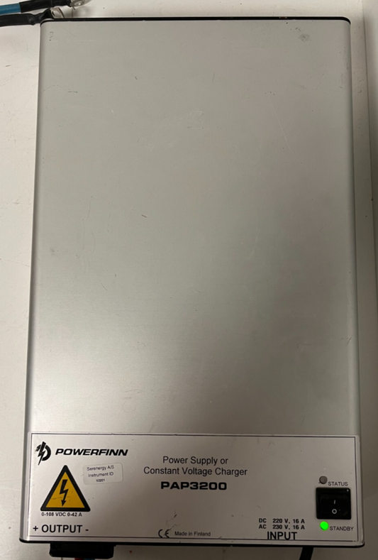 Powerfinn PAP3200 Power Supply 0-108VDC 0-42A 3200W Charger Tested Working Used