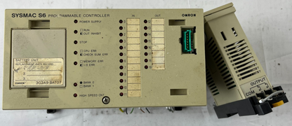 Omron SYSMAC S6 3G2S6-CPU15 Programmable Controller with I/O Module Used Spare