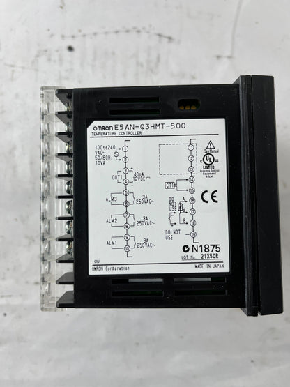 Omron E5AN-Q3HMT-500 Digital Temperature Controller 100–240VAC New Unused