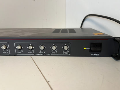 Monacor PA-24AD 10-Way PA Line Splitter Rackmount - Tested & Working