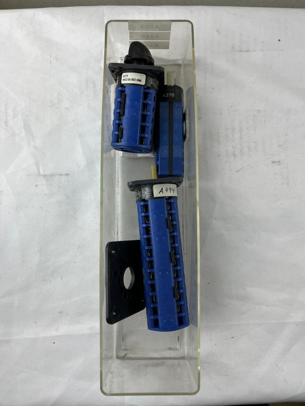 Kraus Naimer Rotary Cam Switch LOT 3pc CA10 CG4 USED Industrial Control Switches