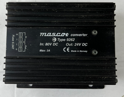 Mascot 9262 DC‑DC Converter 80 V DC to 24 V DC 3 A New Spare Part