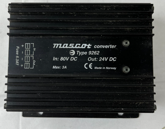 Mascot 9262 DC‑DC Converter 80 V DC to 24 V DC 3 A New Spare Part
