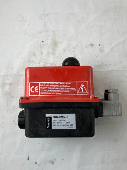 Valpes ER20.X53M.1 Electric Valve Actuator 24V/12V AC/DC 20Nm IP65 Used Spare