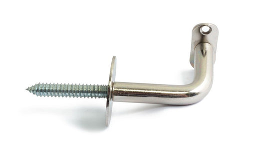 HABO Nickel-Plated Steel Handrail Bracket, M10 x 90 mm Screw Included