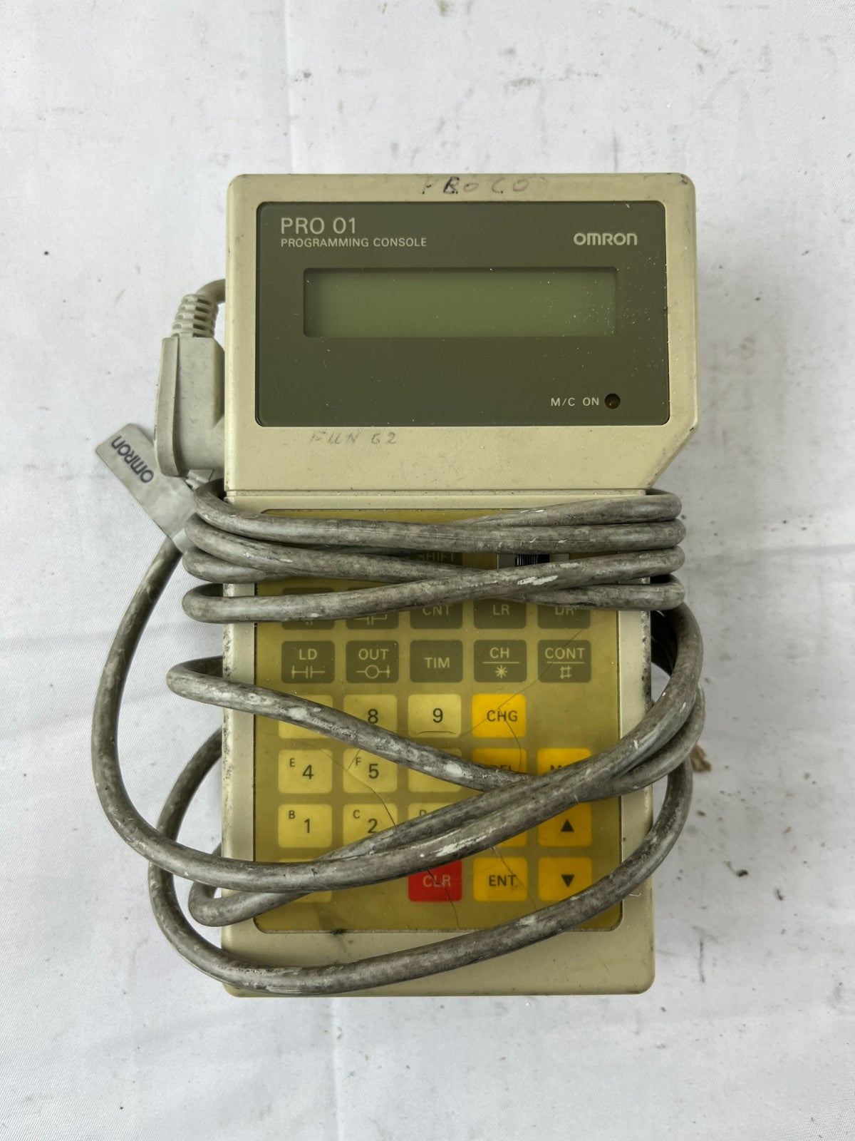 Omron SP10‑PRO01‑V1 PRO 01 Programming Console Used Spare Part