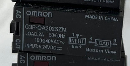 Omron G3R-OA202SZN Solid State Relay 2A 100–240VAC AC Output 5–24VDC Lot 12x NEW