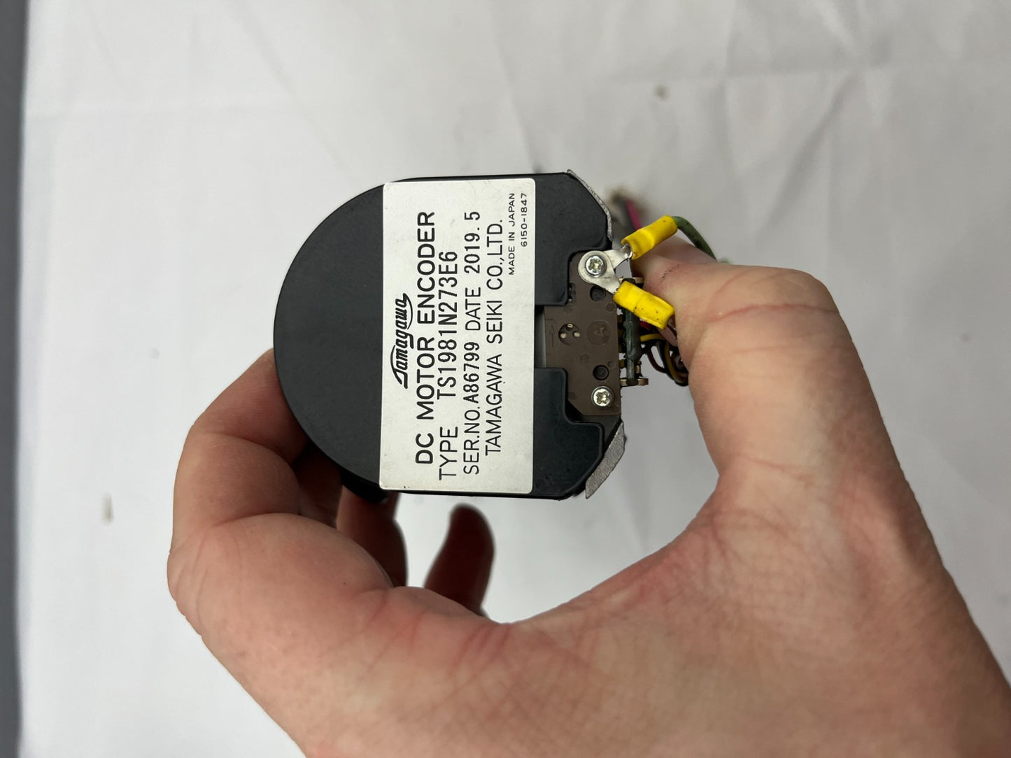 Tamagawa TS1981N232E6 DC Motor Encoder – Servo Motor Assembly – Used, Working
