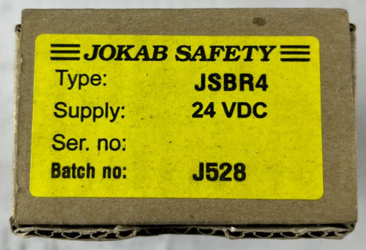 Jokab Safety JSBR4 Safety Relay 24 VDC 3NO/1NC NEW in Box Spare Part