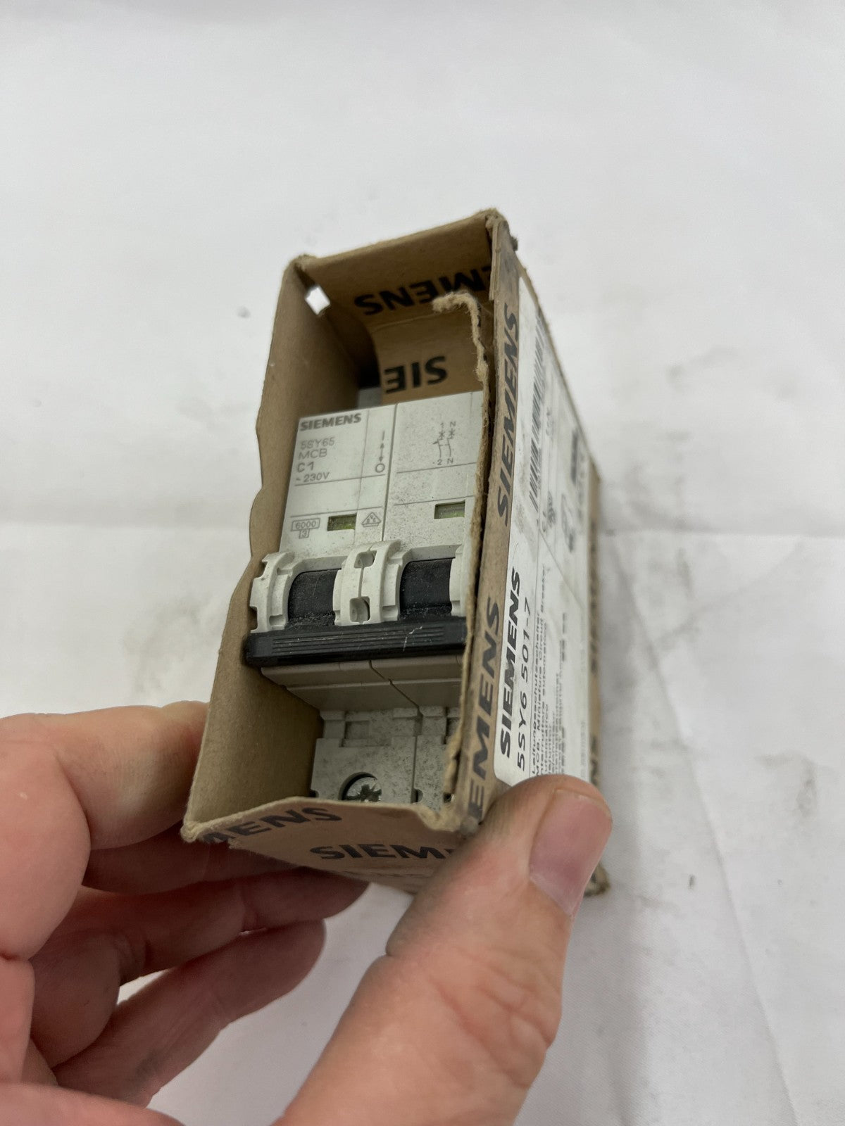 Siemens 5SY6 501-7 MCB Miniature Circuit Breaker 1+N C1 230V New Unused Germany