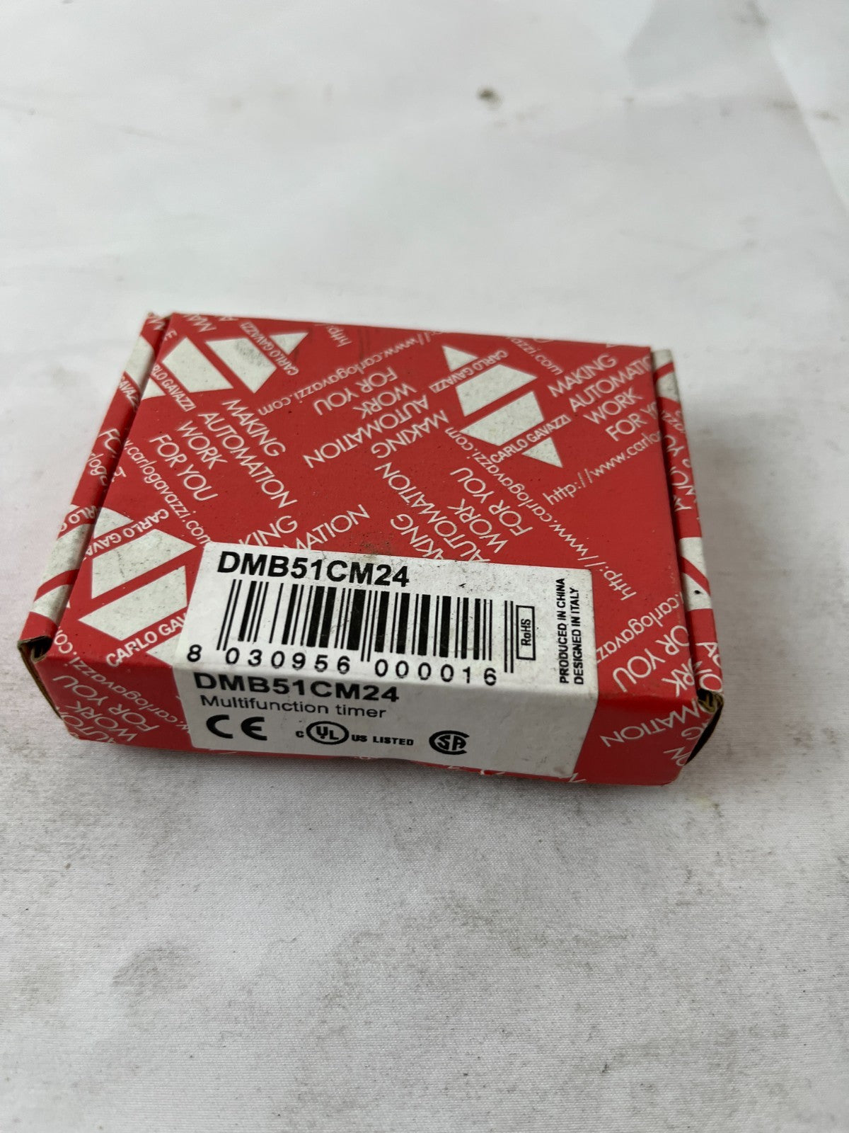 Carlo Gavazzi DMB51CM24 Multifunction Timer Relay 24-240VAC/DC New in Box