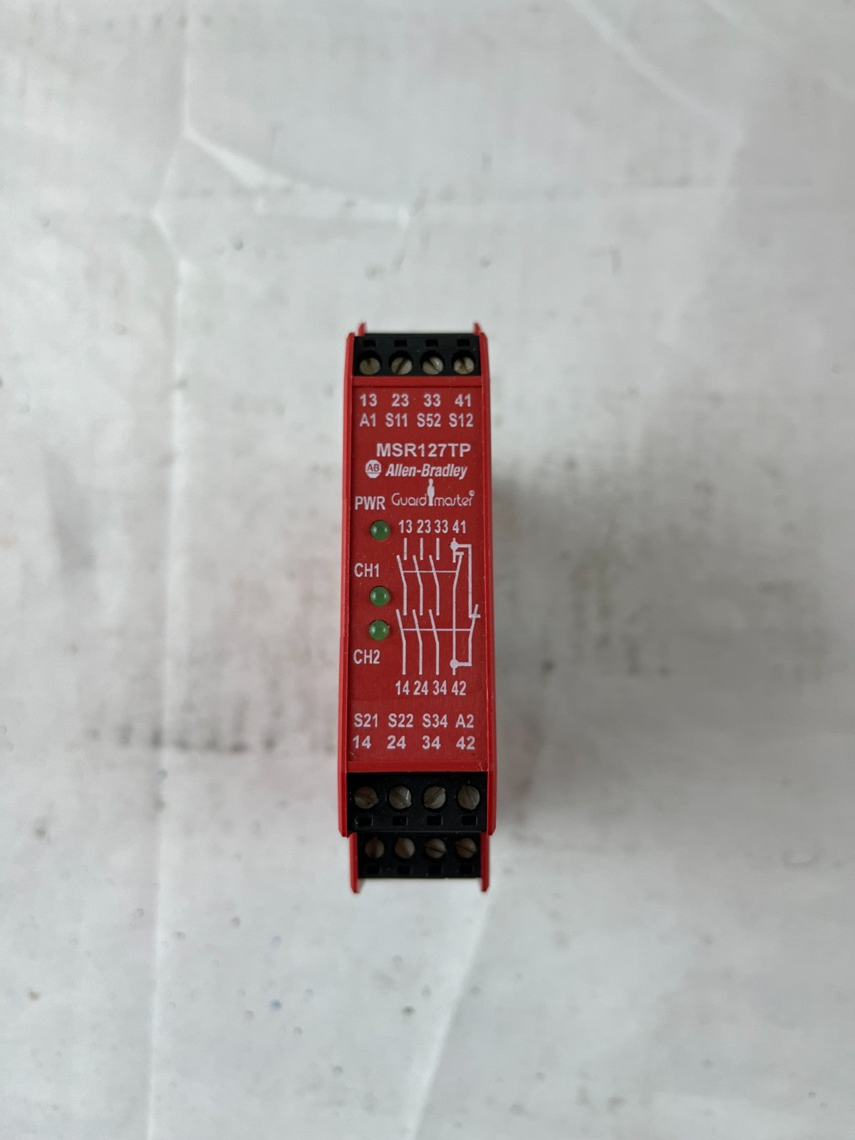 Allen Bradley Guardmaster MSR127TP Safety Relay 230VAC 3NO+1NC USED 440R‑N23130