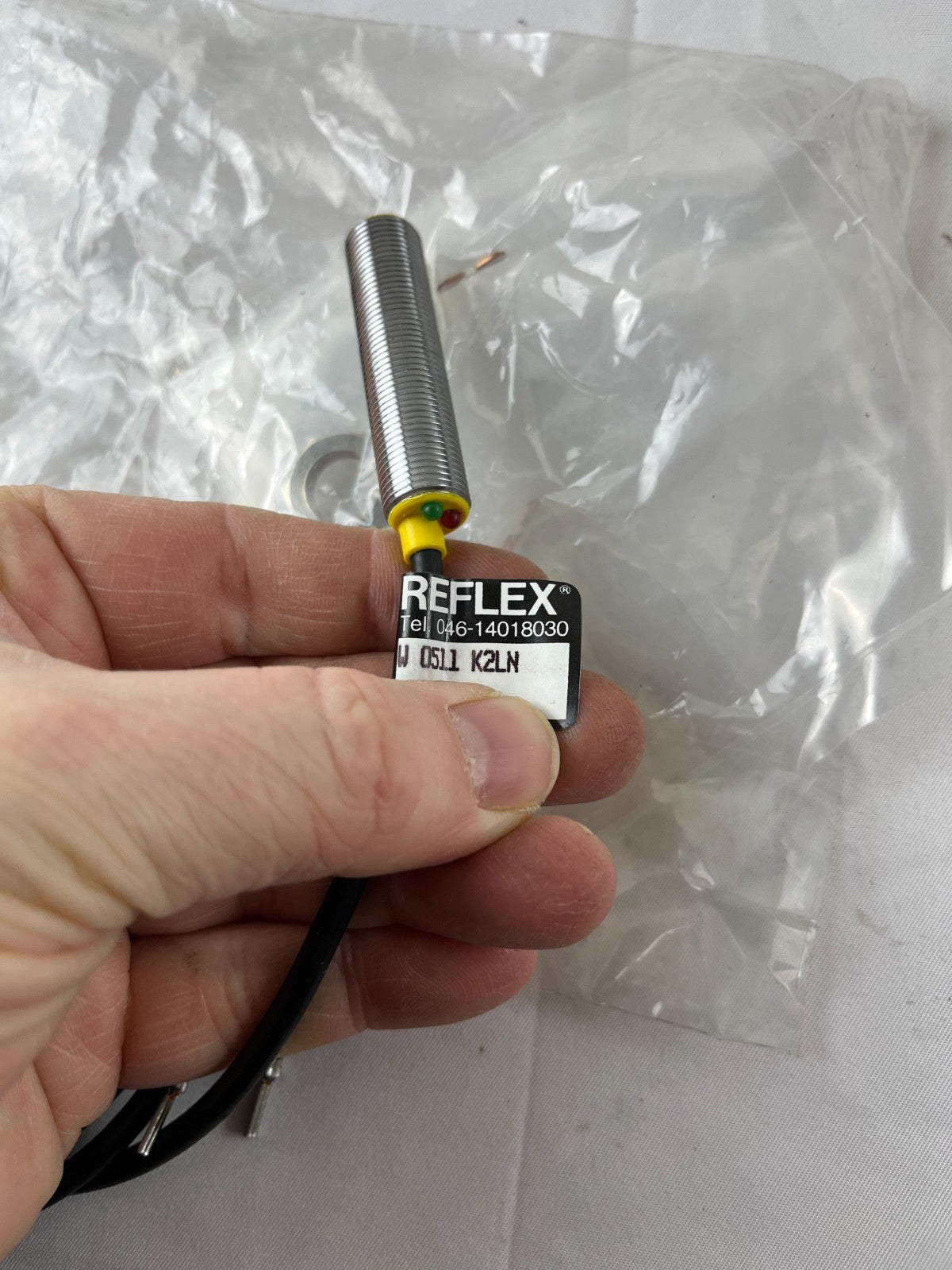 Reflex W0511 K2LN Inductive Proximity Sensor 10-30VDC M12 New Spare Unit