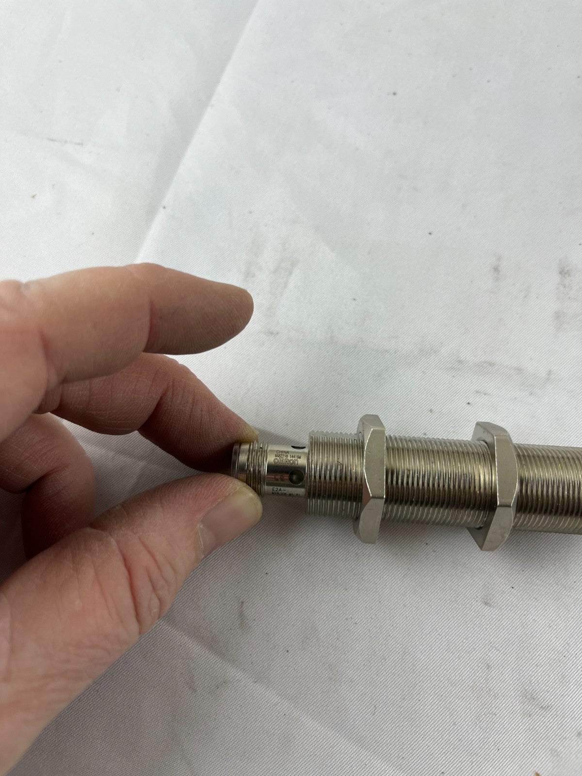 Omron E2A‑M18KS08‑M1‑B1 Inductive Proximity Sensor 8 mm PNP NO M18 Short Body