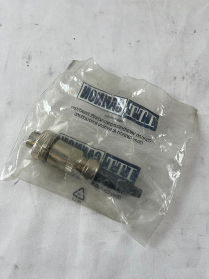ITT Cannon Circular Connector Plug Metal Field Wireable West Germany New Unit
