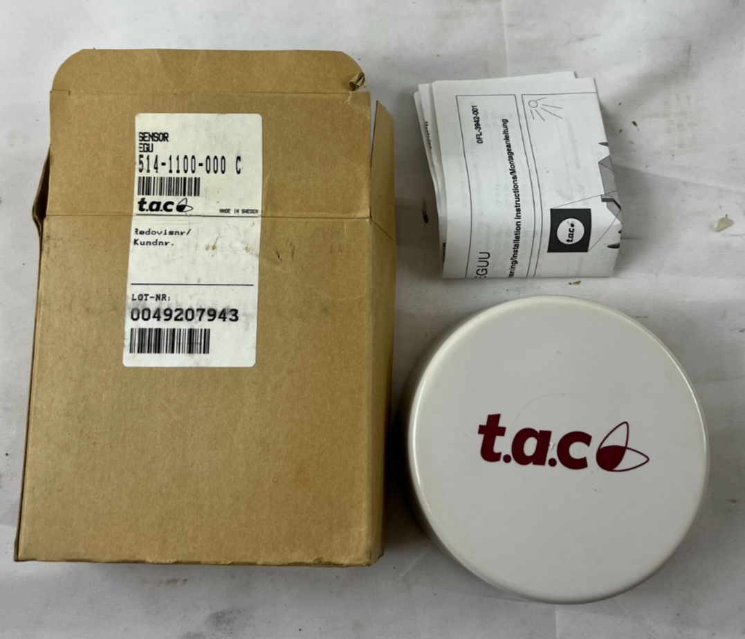 T.A.C 514-1100-000 Sensor Wall Housing New In Box Spare Unit
