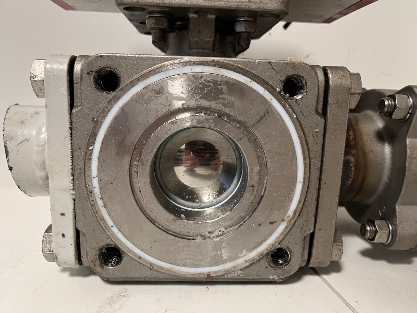 END-Armaturen ZD311567 DN50 Ball Valve Pneumatic Actuator Airtec Solenoid Used