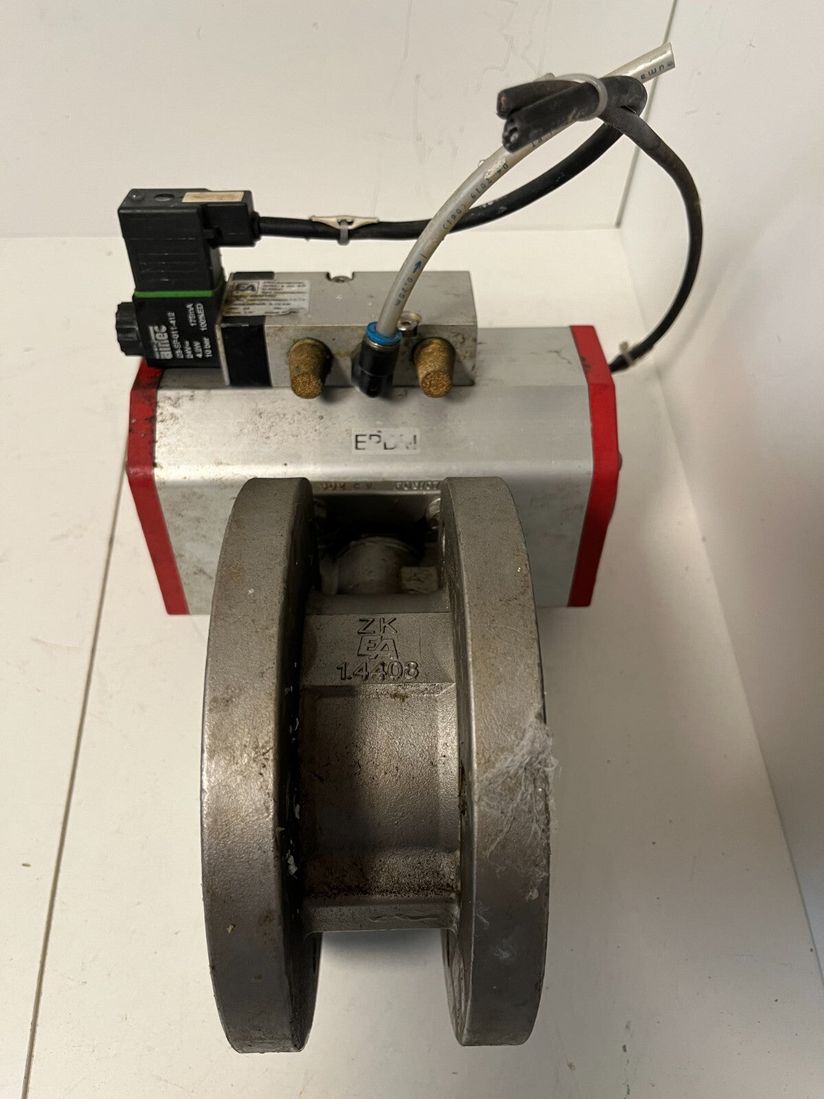 END-Armaturen DN50 Pneumatic Ball Valve Stainless Steel PTFE PN40 Double Acting