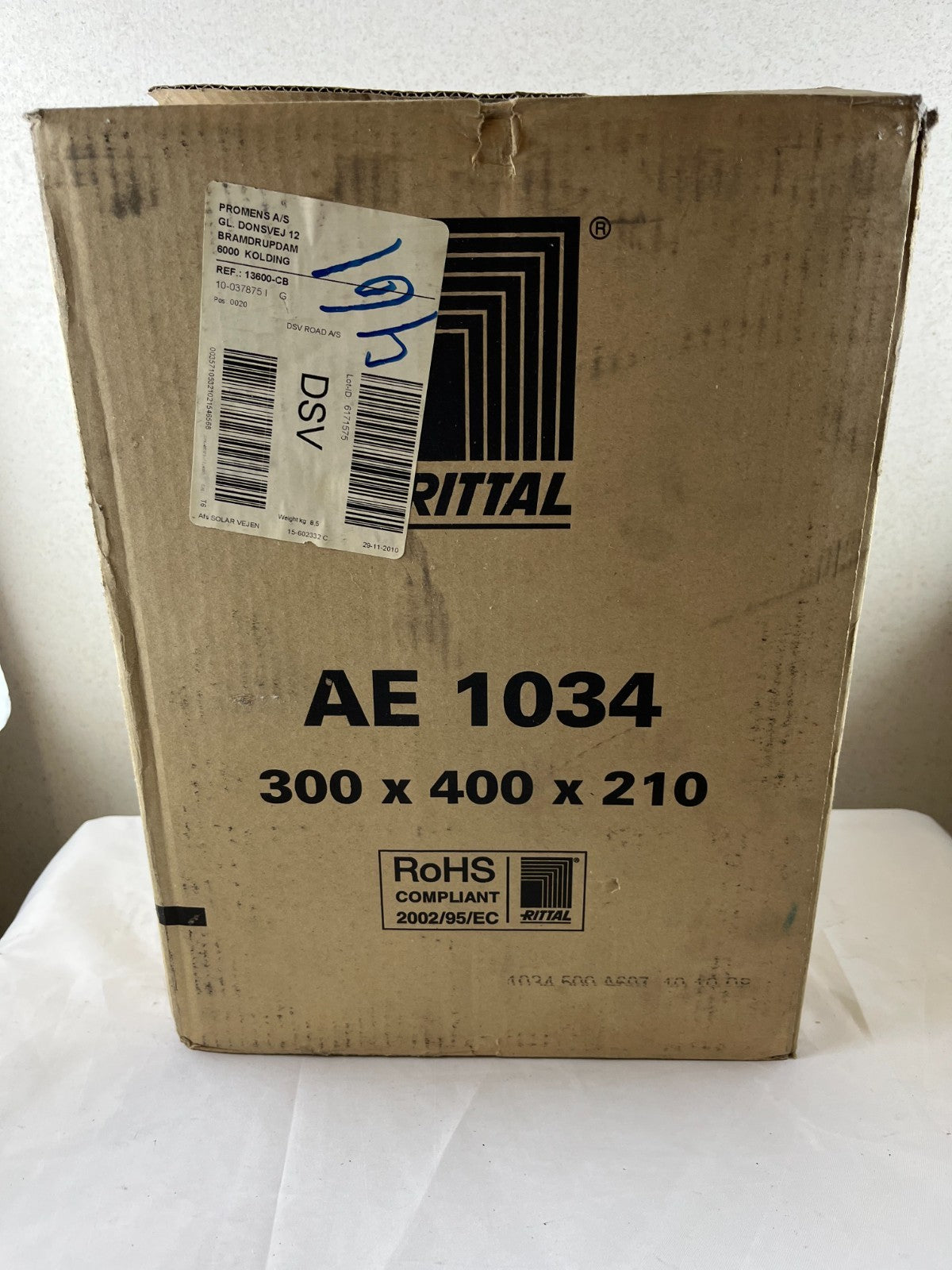 Rittal AE 1034 NEW Steel Enclosure Cabinet 300x400x210mm IP66 Wall Mount