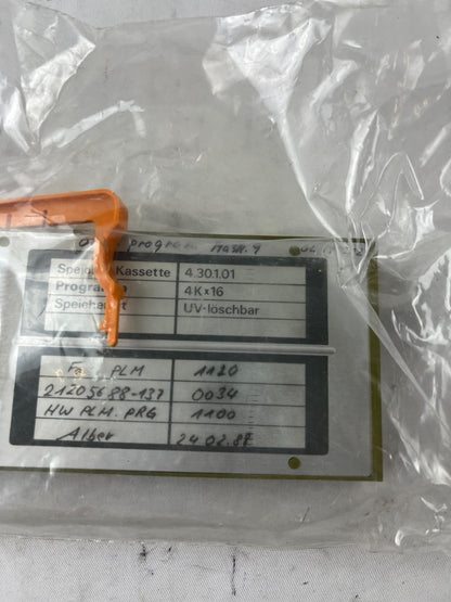Schleicher Electronic 4.30.1.01 4Kx16 Speicher‑Kassette UV‑löschbar Program