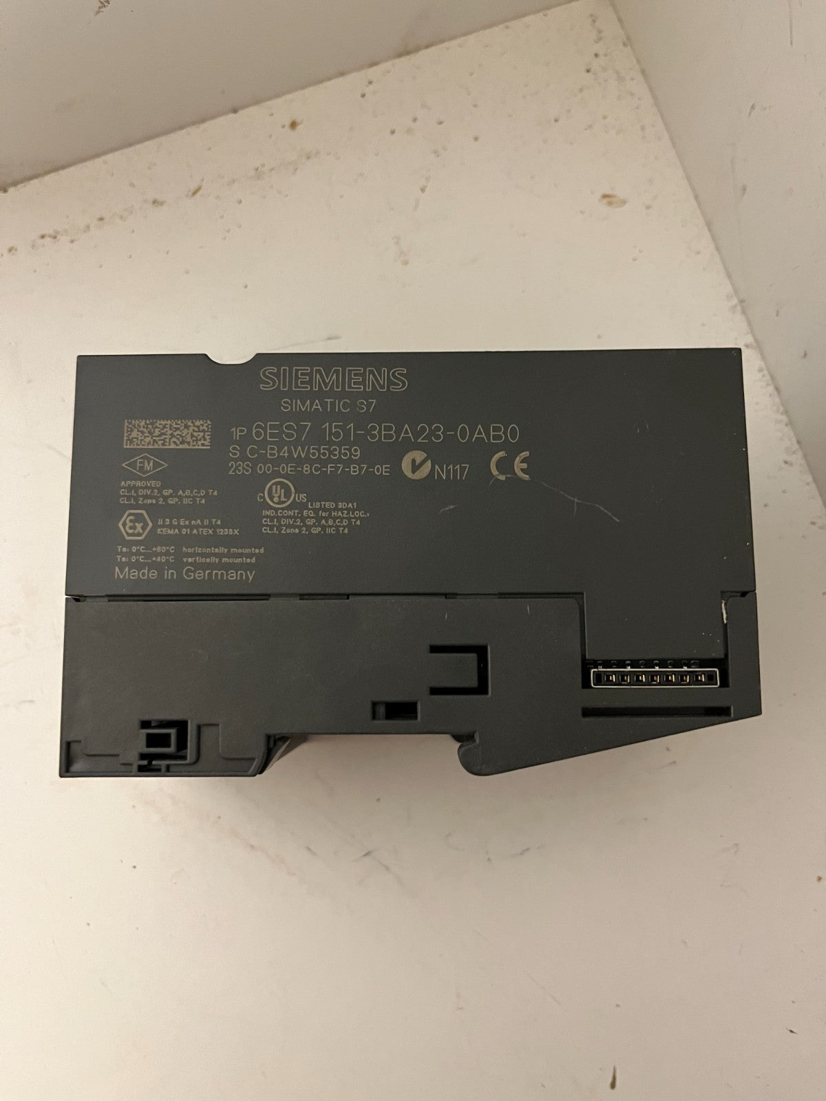 Siemens ET200S IM 151-3 PN 6ES7 151-3BA23-0AB0 High Feature Profinet Used Tested
