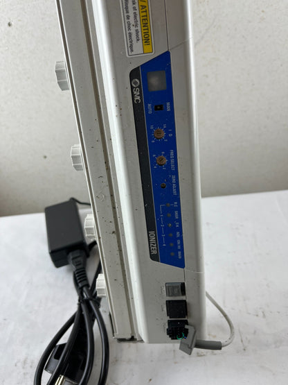 SMC IZS41‑1120‑06B Bar Type Ionizer With Brackets And 24V PSU, Used Spare Unit
