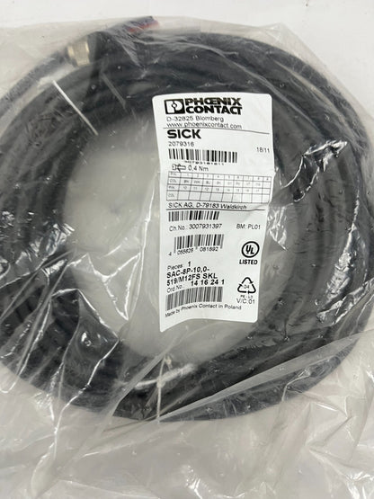 Phoenix Contact SAC-8P-10.0-519/M12FS SKL Sensor Cable 8-Pin M12 Female 10m SICK