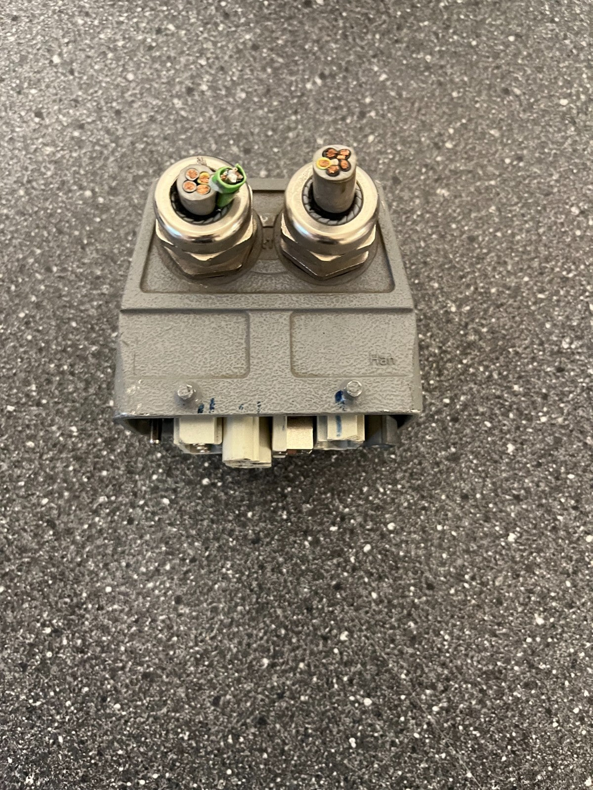 Harting Han Industrial Connector with Mixed Power & Data Modules - Used
