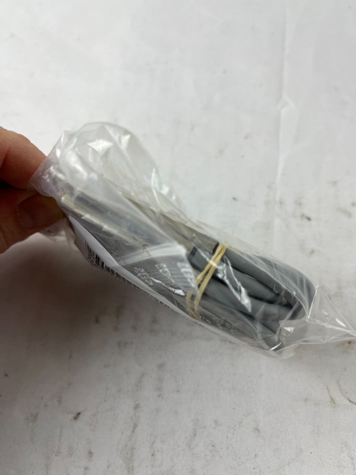 PT100 Temperature Probe 0256PFH3313 6×50mm 3000mm Silicone Cable 3‑Wire New