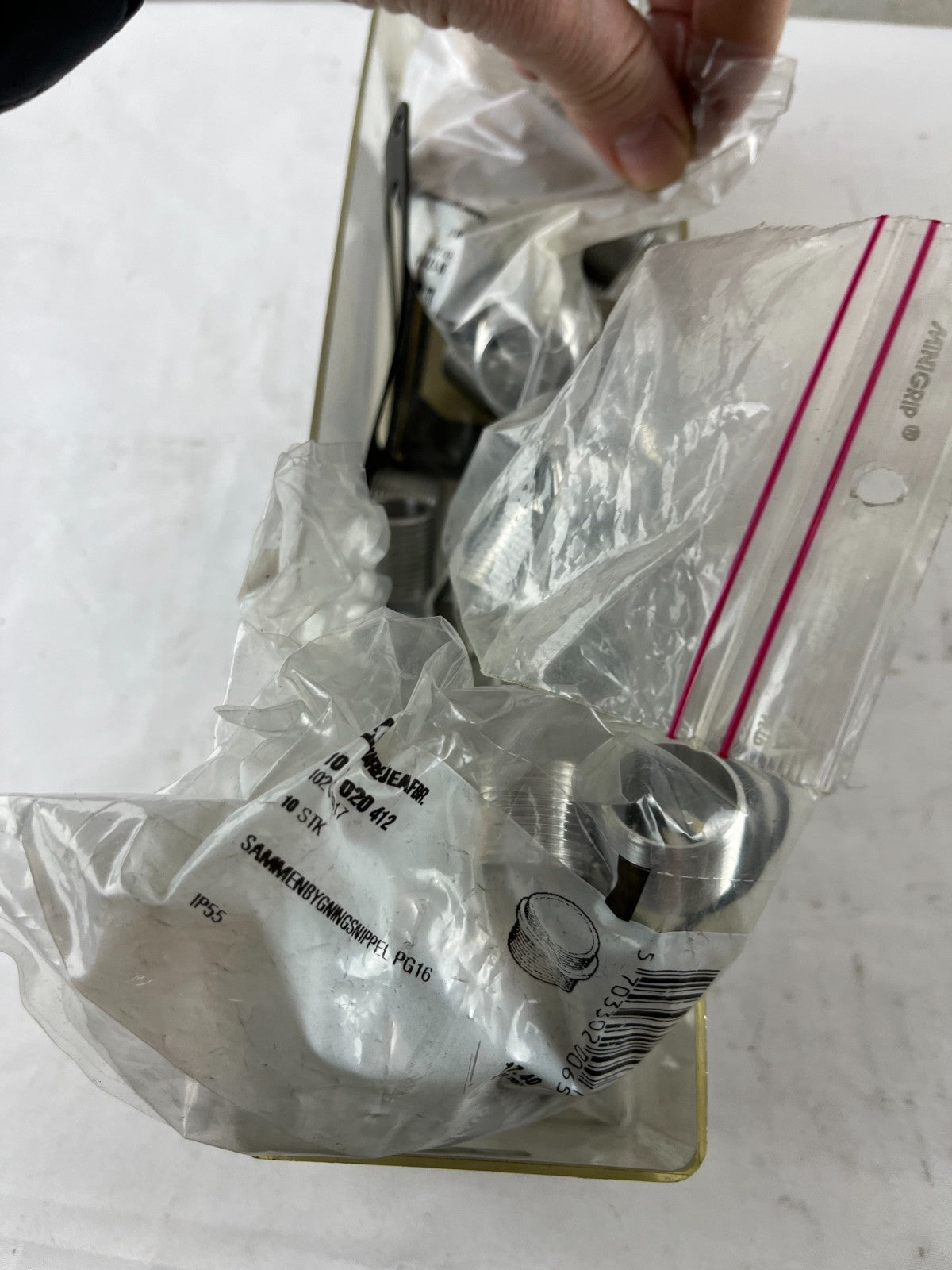 LK 1017020412 PG16 Aluminum Coupling Nipples IP55 Lot New Spare Parts