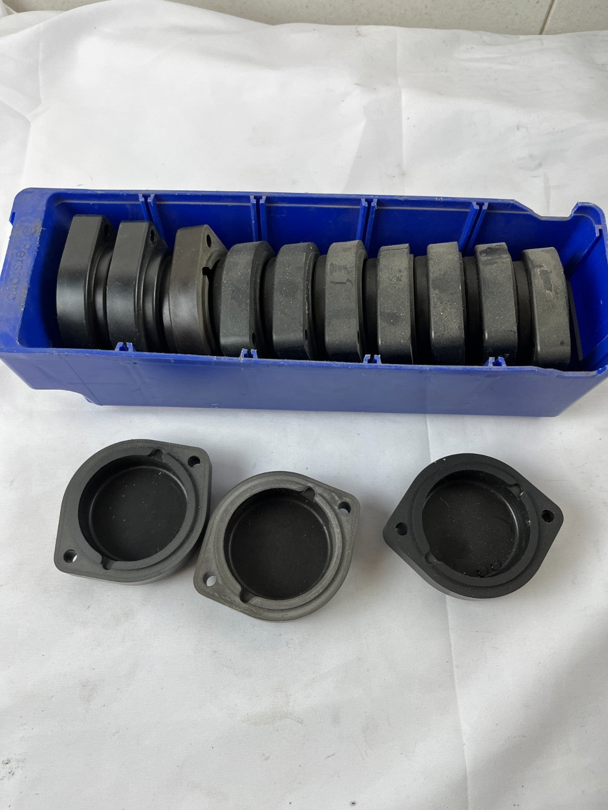 NG Bearing Ø25 mm Flange Covers / Housings Lot of 13 Used Spare Parts