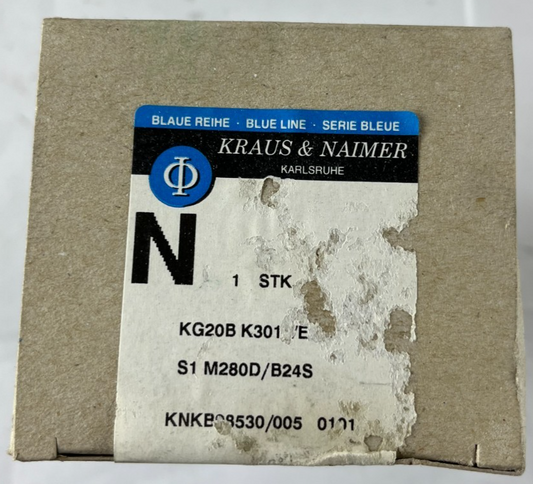 Kraus & Naimer KG20B K301/E Rotary Isolator Switch 25 A Red/Yellow New