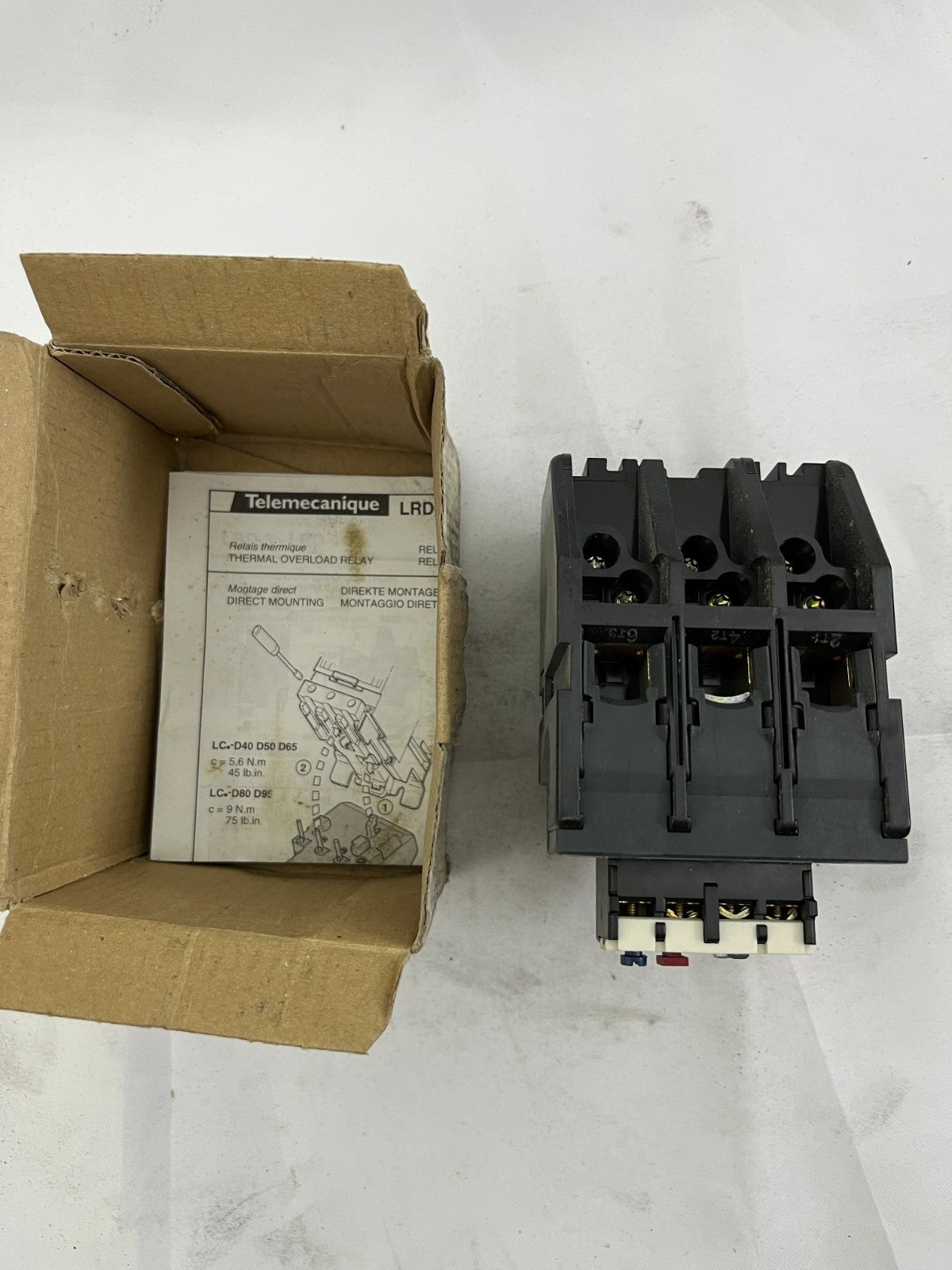 Telemecanique LRD3357 Thermal Overload Relay 37–50A 1000V TeSys Square D New