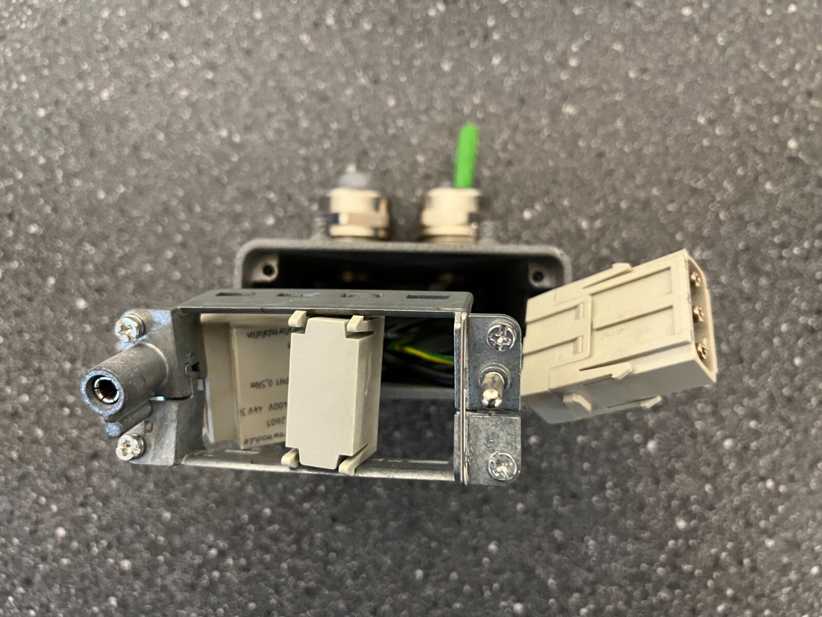 Harting Han Industrial Connector with Mixed Power & Data Modules - Used