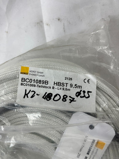 Horst BC01089B HBST 9.5m High Temperature Sensor Cable 34V 250°C New Original