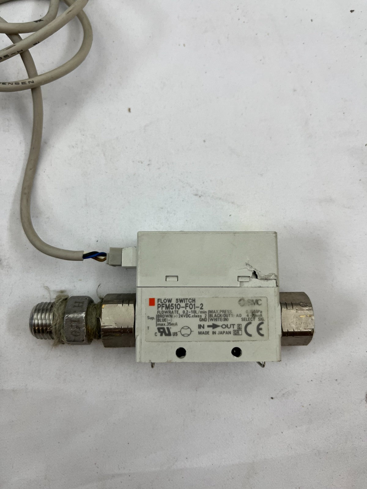 SMC PFM510-F01-2 Digital Flow Switch 0.2–10L/min MEMS Air Gas Sensor NPN/PNP