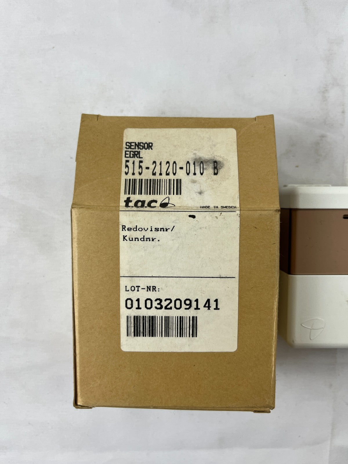 TAC EGRL Sensor 515-2120-010B Room Temperature Sensor New Sweden Spare Unit