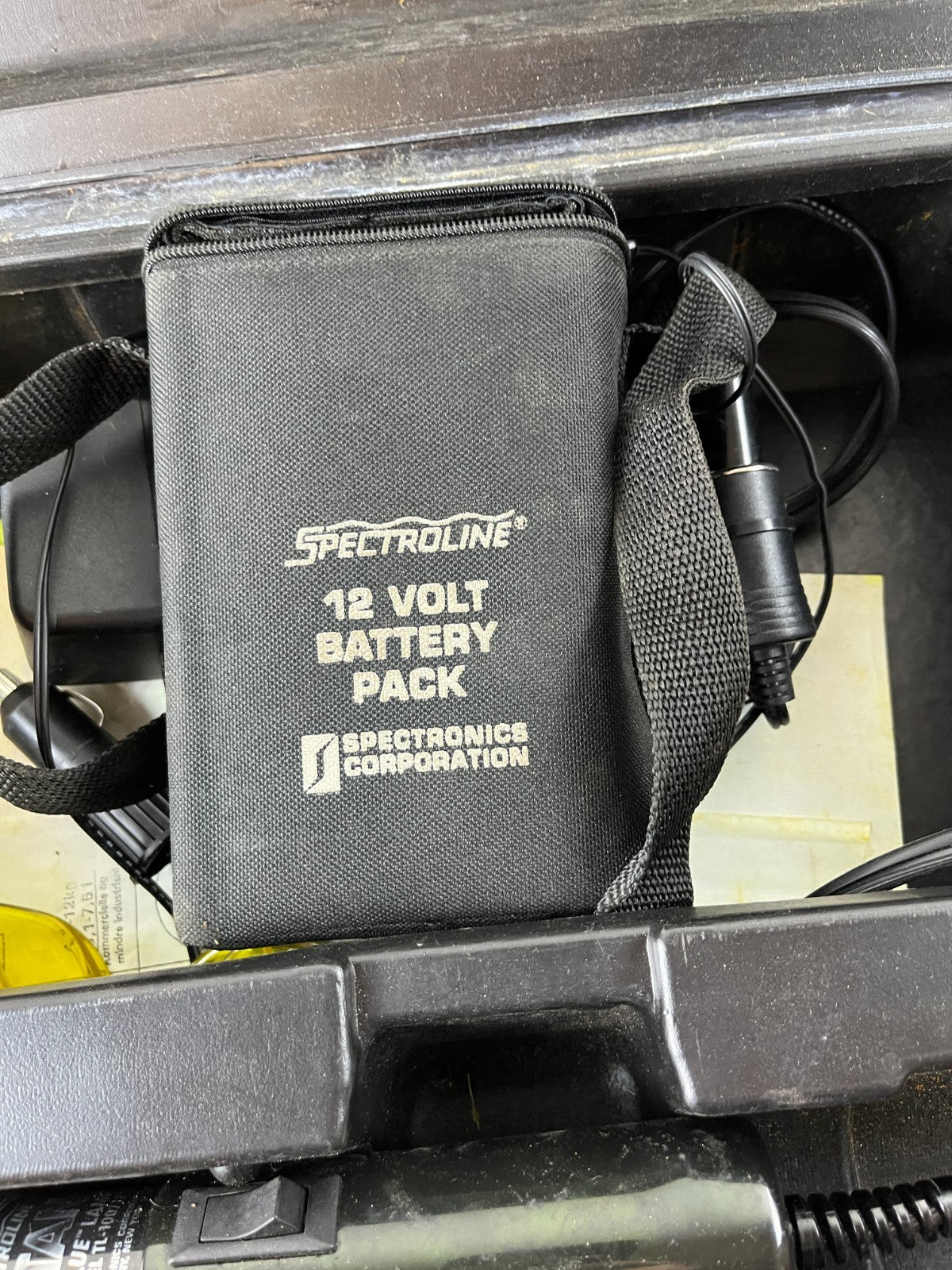 Spectroline TLK-100 TITAN UV Blue Leak Detection Kit 12V Battery Pack Used