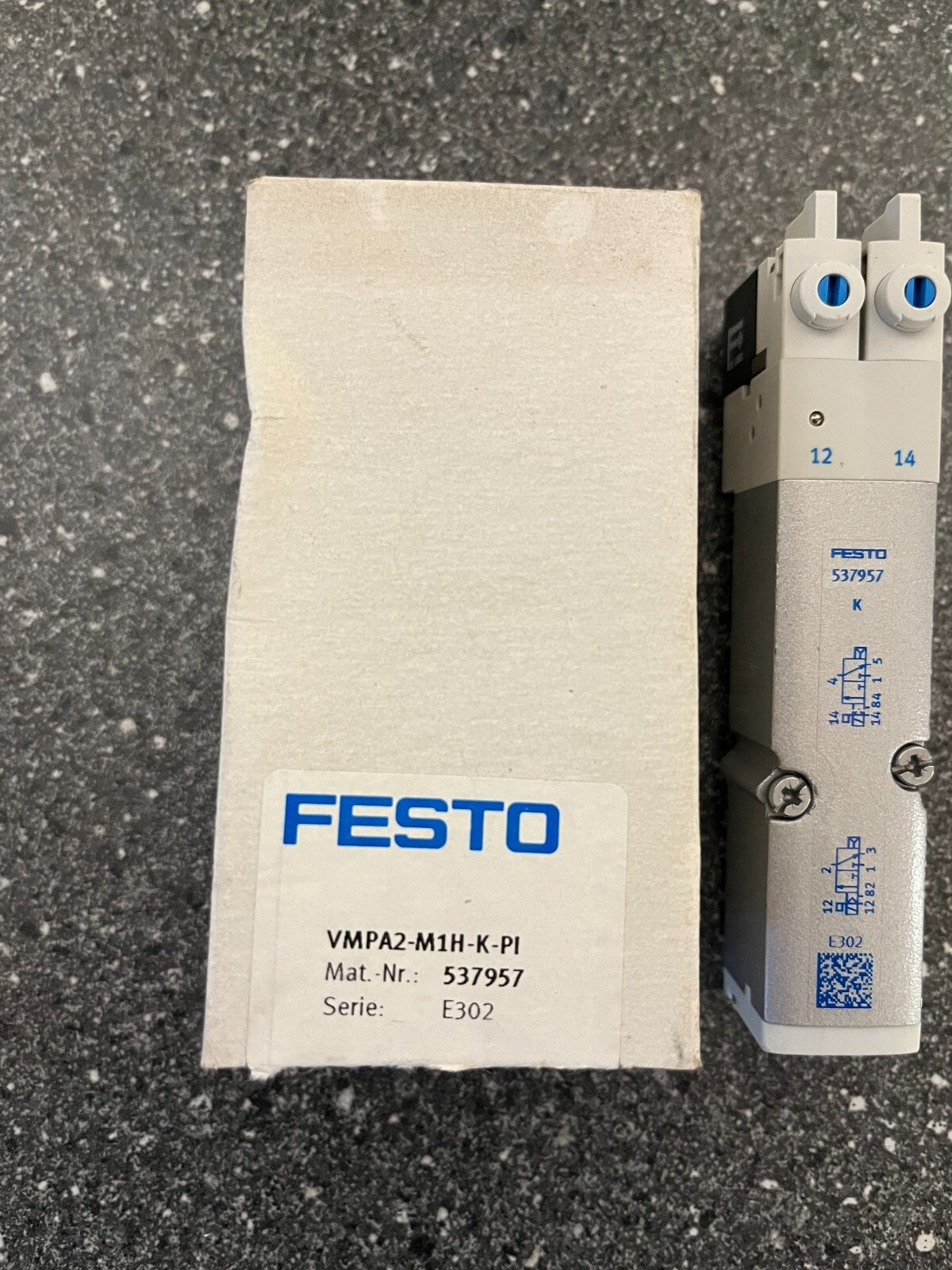 Festo VMPA2-M1H-K-PI Solenoid Valve - New in Box, Part #537957
