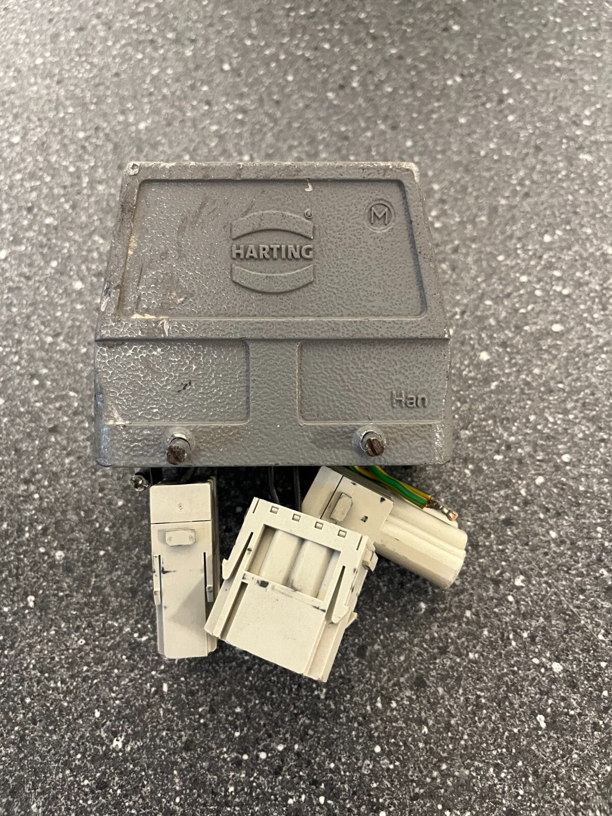 Harting Han Industrial Connector with Mixed Power & Data Modules - Used