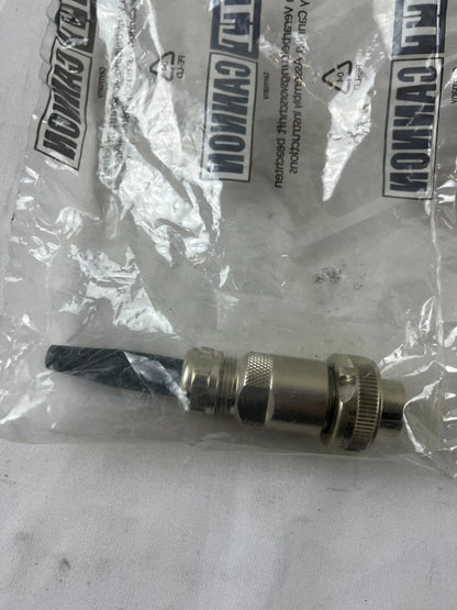 ITT Cannon Circular Connector Metal Plug Field Wireable Industrial New Unit