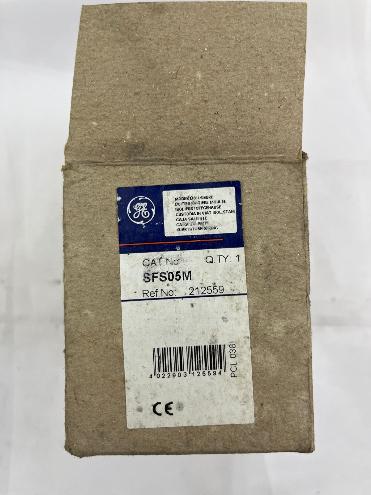 GE SFS05M Fuse Holder – 5A New Open Box, Cat# 212559 Industrial Circuit Protect