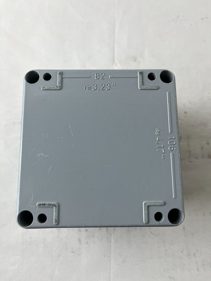 Industrial ABS Junction Box 82x106mm Grey Enclosure IP Rated New Spare Unit