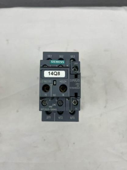 Siemens SIRIUS 3RT2025-1BB40 DC Contactor + 3RF2120-1BA10 Solid State Relay