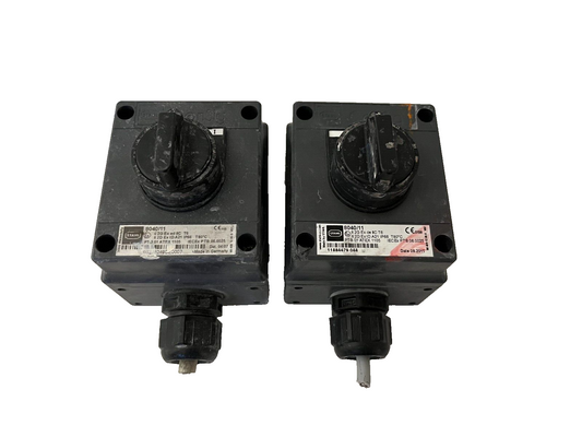 2x R. STAHL 8040/11 Explosion-Proof Rotary Switches - 500V AC - IP66 - Used