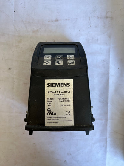 Siemens Sitrans F C MASS 6000 Massflo FDK:083H0223 DeviceNet Parts SOLD AS IS