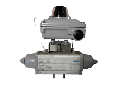 Festo VZBA-1/2"VW-63-T-22-F0304-V4V4T-PS15-R-90-4-C + SRBC-CA3-YR90-MWA-1W